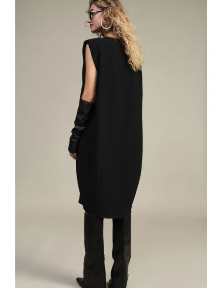 Dixie Sleeveless Midi Dress with Detachable Gloves