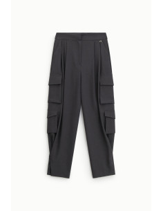 Pantaloni Sartoriali Con Tasche Applicate Laterali Dixie
