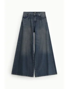 Jeans A Gamba Ampia Vita Alta Con Cinque Tasche Dixie 2