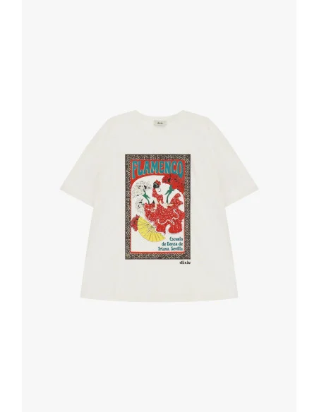 T-shirt à manches courtes imprimé « Flamenco Dixie »