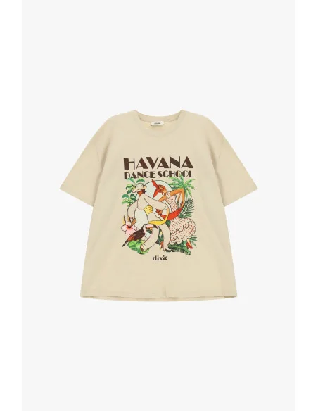 T-shirt à manches courtes, imprimé « Havana Dance Dixie »
