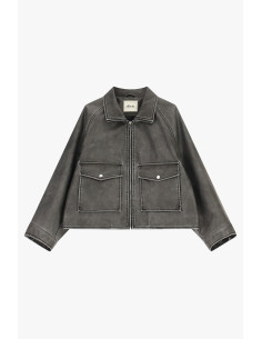 Dixie Short-Style Jacket with Patch Pockets