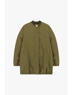 Blouson aviateur Dixie à fermeture dissimulée et bord élastiqué