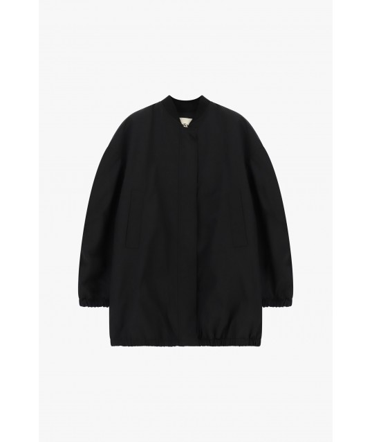 Bomber Con Chiusura Nascosta E Bordo Elasticizzato Dixie