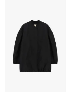 Dixie Bomber Jacket with Concealed Fastening and Elasticated Hem 2