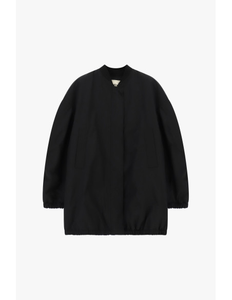 Bomber Con Chiusura Nascosta E Bordo Elasticizzato Dixie