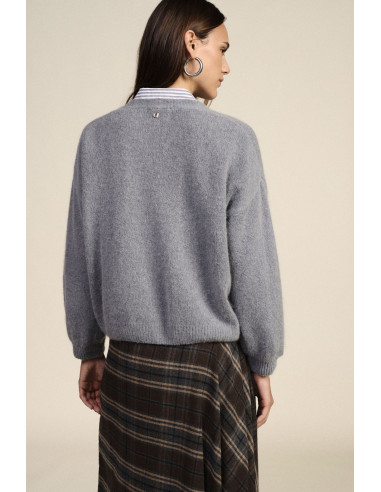 Cardigan Con Bottoni Gioiello E Maniche Ampie Dixie