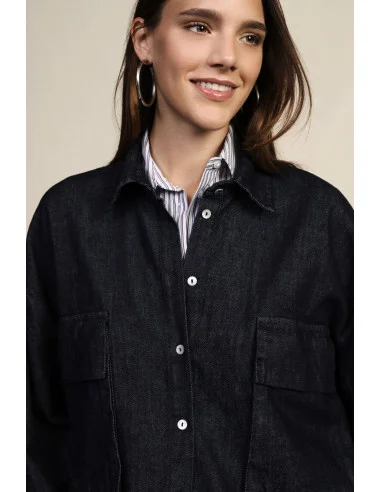 Camicia Con Tasche Applicate E Taglio Dritto Dixie