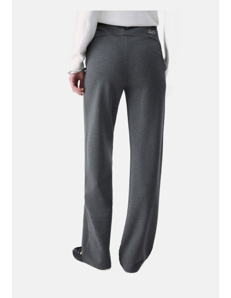 Pantaloni Regular Fit In Punto Milano Liu Jo