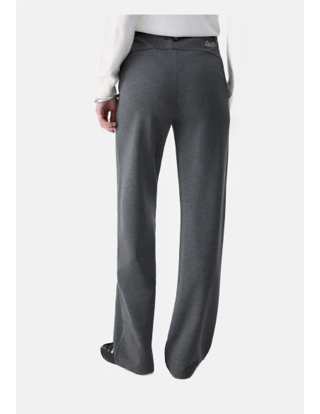Pantaloni Regular Fit In Punto Milano Liu Jo