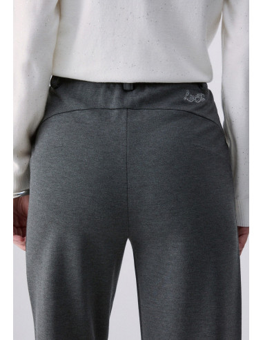 Regular Fit Milano Stitch Trousers Liu Jo