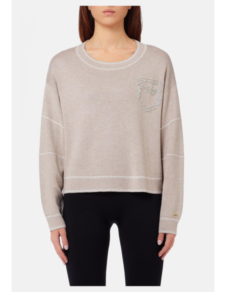 Liu Jo Stitched Jumper - Vestiti Firmati Life Smiles