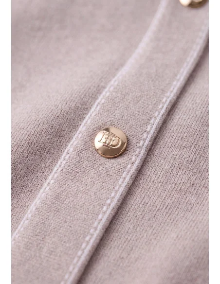 Jupe midi en mélange de soie Liu Jo