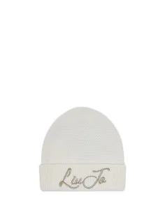 Cappello In Maglia Con Logo Liu Jo