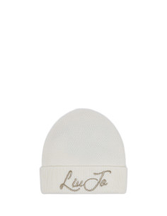 Knitted Hat with Liu Jo Logo - Vestiti Firmati Life Smiles