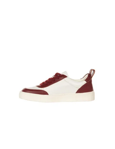 Baskets bicolores en simili-cuir avec le logo RR Rinascimento