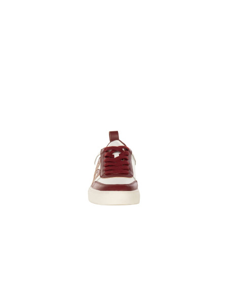 Baskets bicolores en simili-cuir avec le logo RR Rinascimento