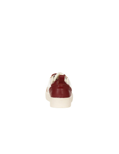 Baskets bicolores en simili-cuir avec le logo RR Rinascimento