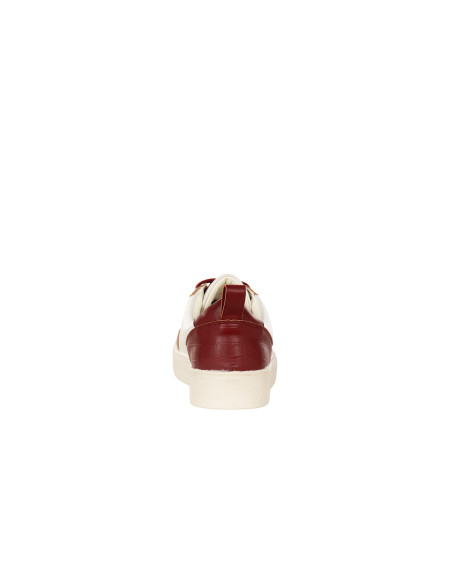 Baskets bicolores en simili-cuir avec le logo RR Rinascimento