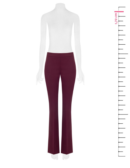 Pantalon cigarette en tissu technique avec fermeture éclair latéral...