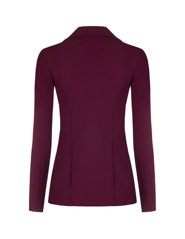 Giacca Blazer Sfiancata In Scuba Crepe Con Bottoni Coordinati Rinascimento