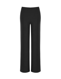 Pantalon palazzo en crêpe scuba à taille élastiquée « Rinascimento » 2
