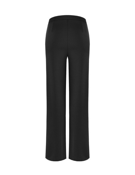 Rinascimento Scuba Crepe Palazzo Trousers with Elasticated Waist - ...