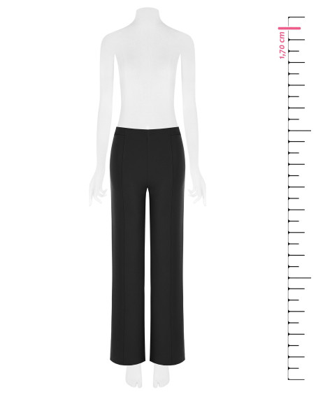 Rinascimento Scuba Crepe Palazzo Trousers with Elasticated Waist - ...