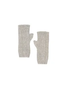 Manchons en mélange de viscose et d’angora avec motif en lurex Rinascimento