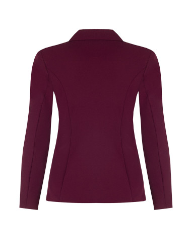 Giacca Blazer Curvy Sfiancata In Scuba Crepe Con Bottoni Coordinati Rinascimento Curvy