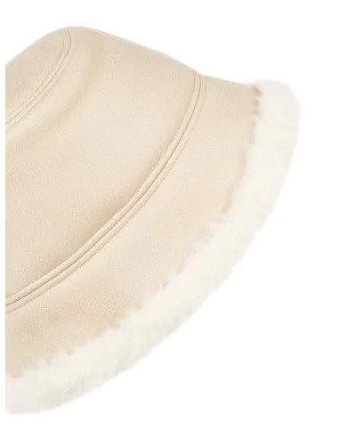 Faux Shearling Bucket Hat Rinascimento