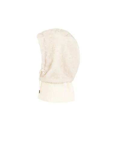Cagoule en fausse fourrure et col côtelé Rinascimento