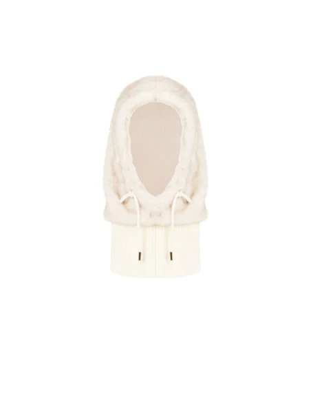 Balaclava in Faux Fur and Ribbed Neck Warmer Rinascimento