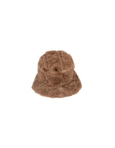 Rinascimento Quilted Faux Fur Bucket Hat - Vestiti Firmati Life Smiles