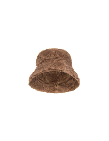 Casquette « bucket » en fourrure synthétique matelassée « Rinascime...