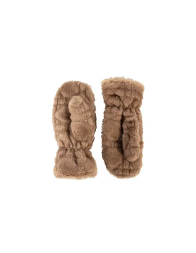 Gants en fausse fourrure matelassée Rinascimento