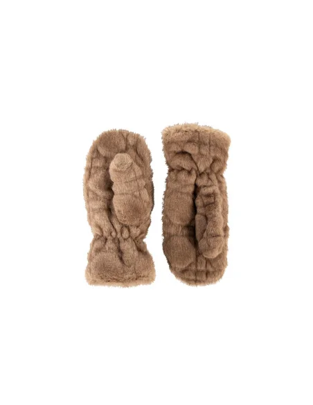 Gants en fausse fourrure matelassée Rinascimento