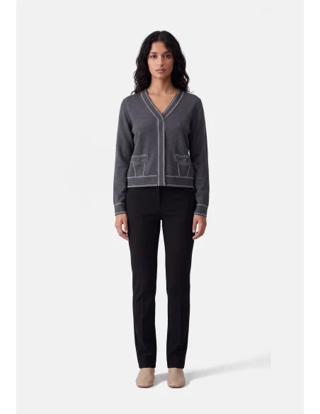 Liu Jo Beaded Jewel Sweater