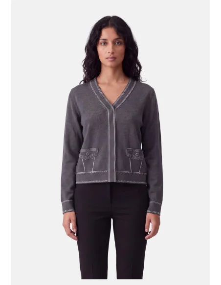 Liu Jo Beaded Jewel Sweater