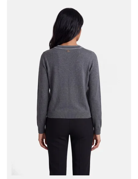 Liu Jo Beaded Jewel Sweater