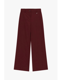 Pantalon palazzo avec poches latérales et passants « Dixie »