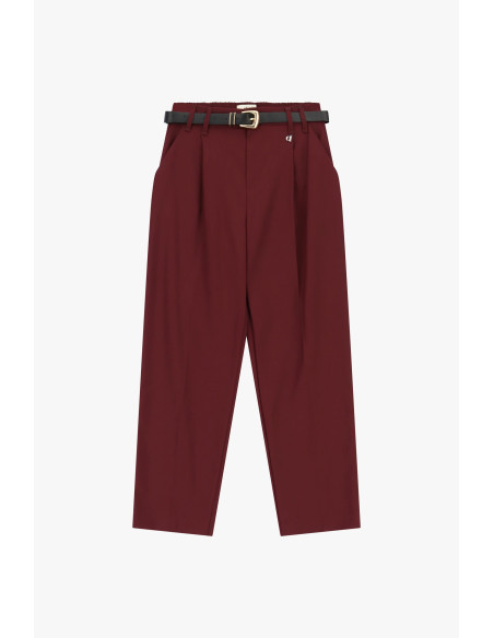 Pantaloni Sartoriali A Vita Alta Con Cintura Dixie