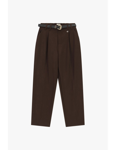 Pantaloni Sartoriali A Vita Alta Con Cintura Dixie
