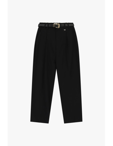 Pantalon sur mesure à taille haute avec ceinture Dixie