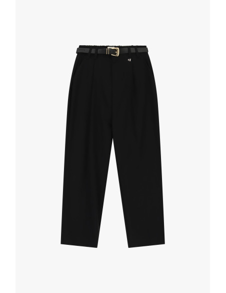 Pantaloni Sartoriali A Vita Alta Con Cintura Dixie