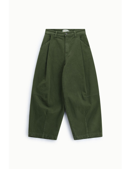 Pantalon palazzo taille haute à pinces, s'il vous plaît