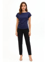 Top Sfiancato In Neoprene Arricciato Sui Fianchi Rinascimento