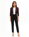 Veste blazer courte ouverte en crêpe scuba « Rinascimento » - Vesti...