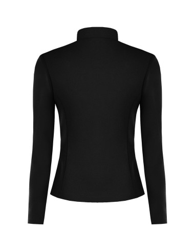 Giacca Blazer Sfiancata In Scuba Crepe Con Zip Asimmetrica Rinascimento