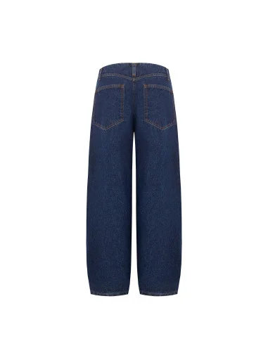 Balloon Jeans with Front Stitching Rinascimento